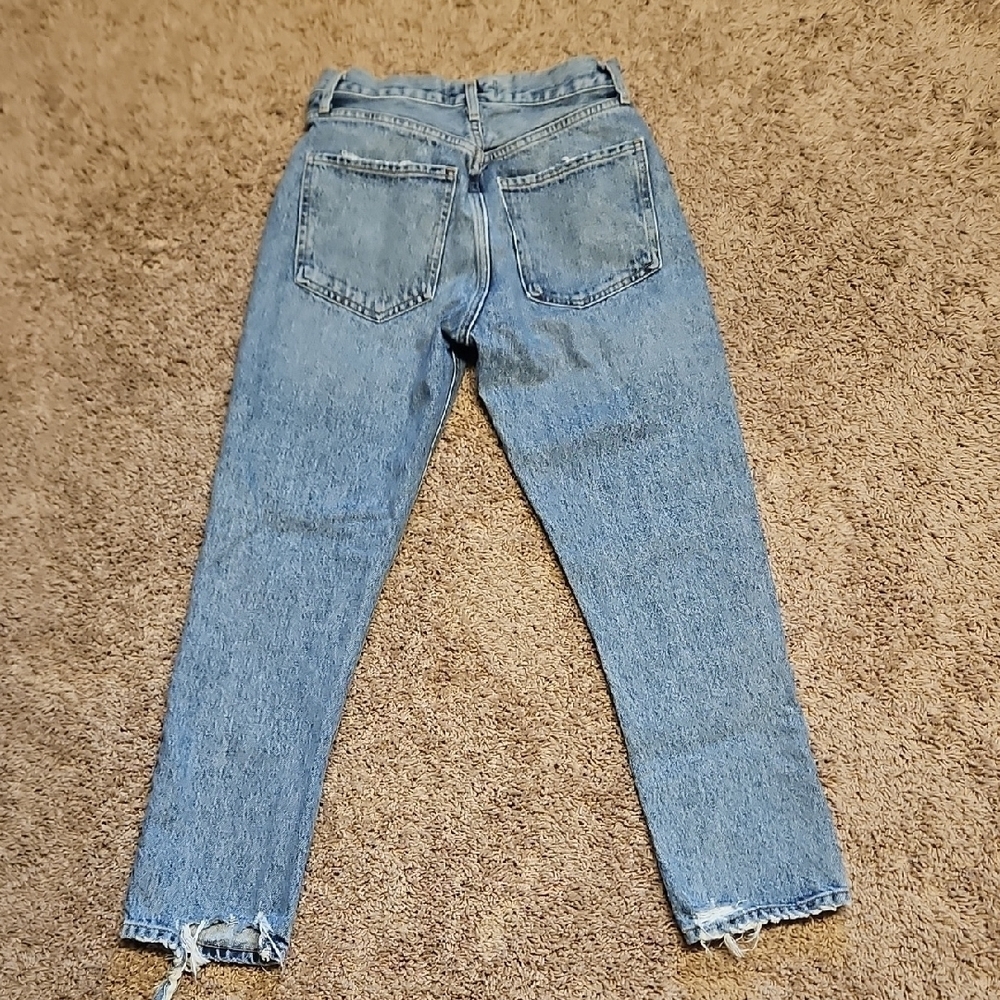 AGOLDE Riley High Rise Straight Crop Jeans - Picture 12 of 14
